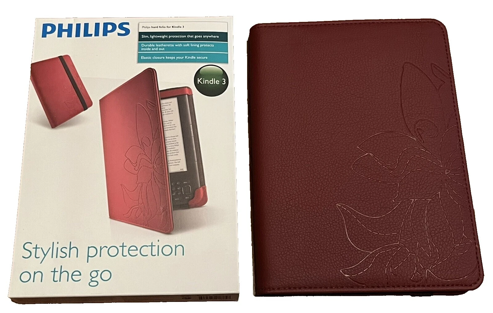 Lector Electrónico Philips Cuero sintético tablet y Estuches, Fundas y teclado Folios