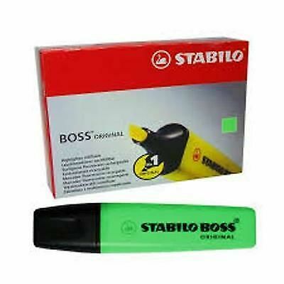 STABILO BOSS 70/33 Original HIGHLIGHTER GREEN Refillable One Marker ...