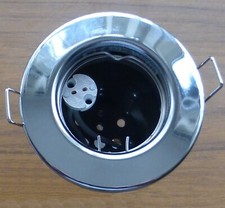 FIREPROOF - GU4 MR16 / Low Voltage Ceiling DownLights x 10 Chrome or Satin