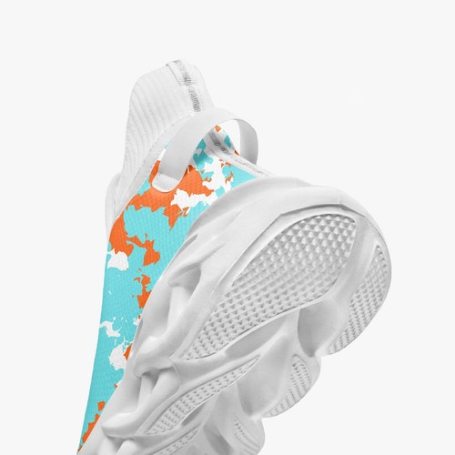Tenis de punto de malla de rebote de caña alta camuflados KICXS MIA - Imagen 3 de 28