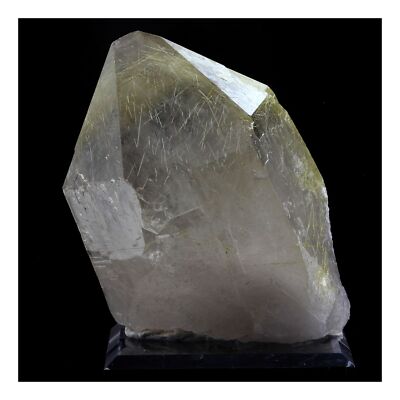 Steine und Mineralien. Quarz + Rutil. 2022,0 ct. Diamantina, Minas Gerais, Brés