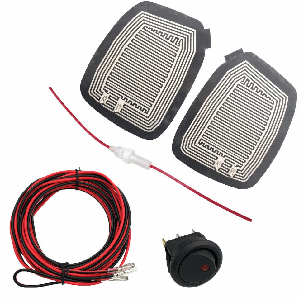 Glass Heating Demister Pads Switch Fit For Car Side Rear Mirror Heater Defogger - Image 4 of 4