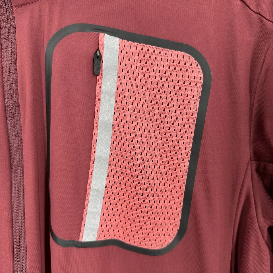 Craft ADV Offroad Cycling Jersey Mens Large Short Sleeve Full Zip Burgundy - Image 3 of 4