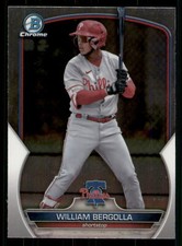 William Bergolla 2023 Bowman Chrome #BCP-232 Chrome Prospects Phillies