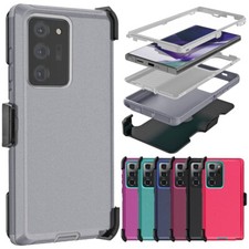 Case For Samsung Galaxy Note 20/20 Ultra 5G Heavy Duty Rugged Phone Cover Clip