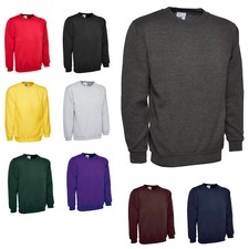 Kids Boys & Girls Classic School Sweatshirt - CHILDRENS PLAIN PULLOVER JUMPER
