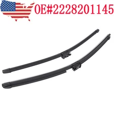 2Pcs Front Windshield Wiper Blade Set A2228201145 For 2014-20 Mercedes Benz W222