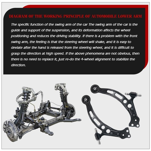 Front Lower Control Arms for 1995-1997 Toyota Avalon Camry Lexus ES300 RX300 - Picture 5 of 6