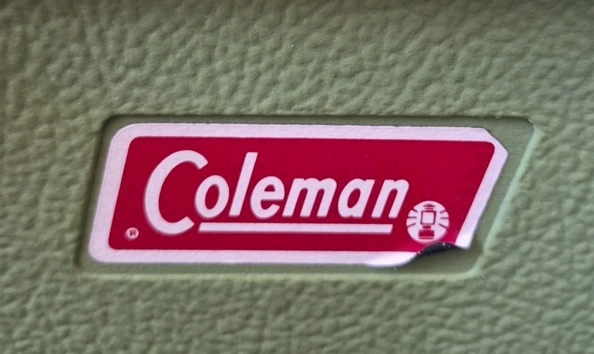 Vintage 1970s Coleman Cooler Green White Lid With Metal Handles | eBay