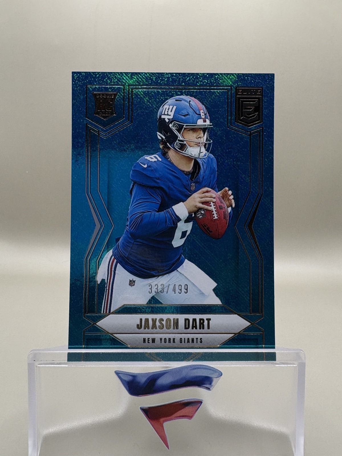 2025 Donruss Elite JAXSON DART Teal Matrix /499 Rookie RC #103 NY Giants
