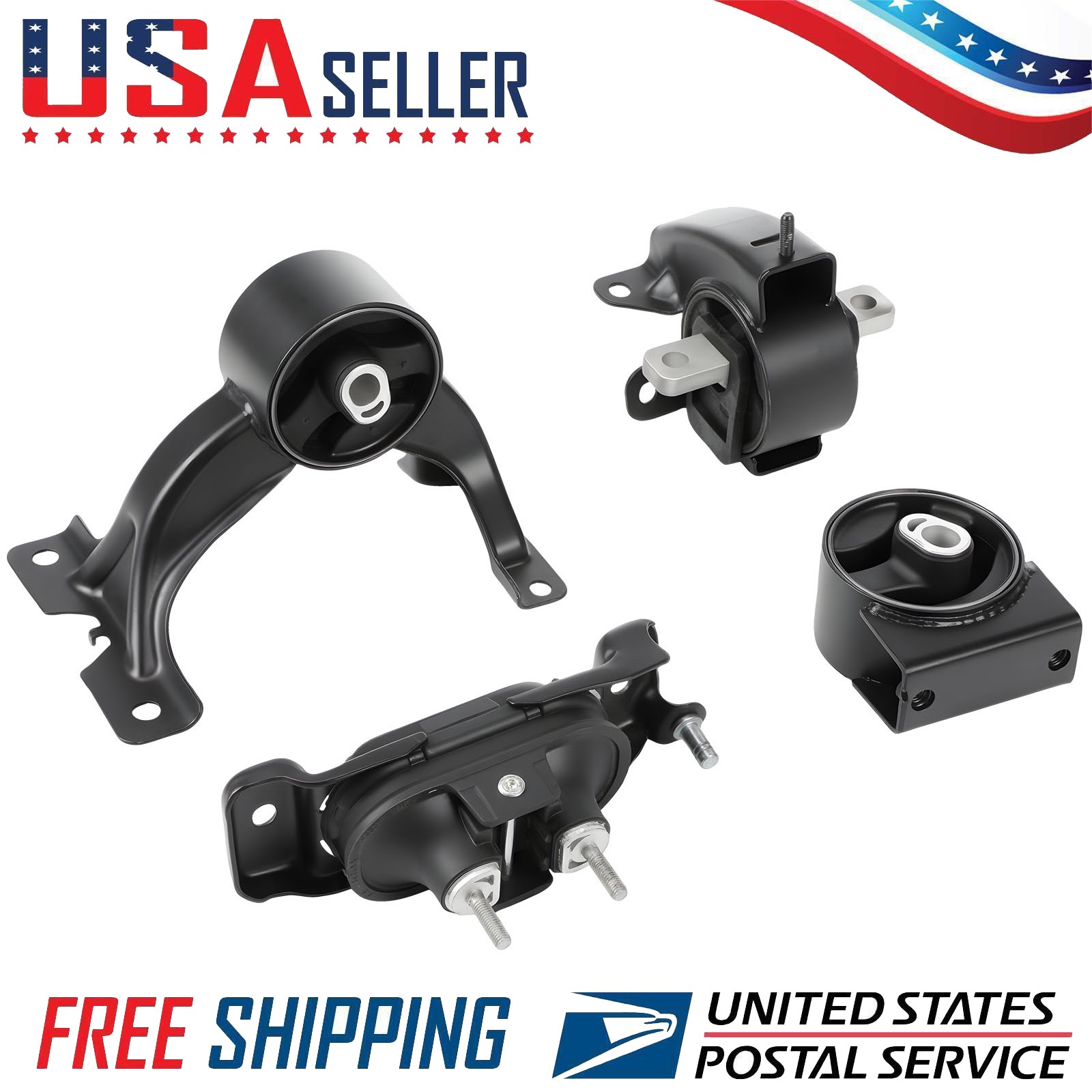 4x Engine Motor & Trans Mount Set For 2011-2019 Dodge Grand Caravan Ram C/V 3.6L