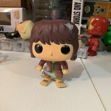 Funko Pop! #12 Bilbo Baggins The Hobbit Spiderwebs Hot Topic Exclusive With Wear
