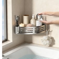 Triangle Suction Cup Corner Shelves, Bathroom Storage Rack, Corner Shower Shelf
