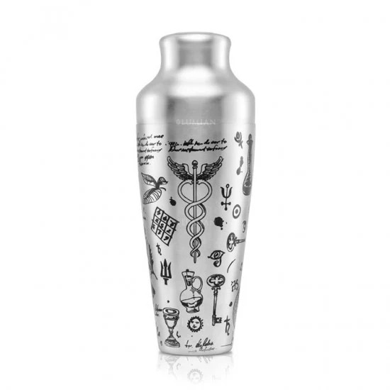 Shaker parisien de luxe Chrono Alchemy Lumian en acier brossé