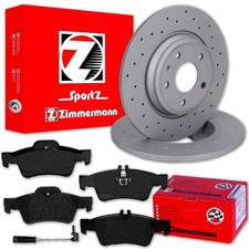 Zimmermann SPORT BREMSSCHEIBEN + BELÄGE HINTEN für MERCEDES E-KLASSE W212 + C218 Zimmermann SPORT BREMSSCHEIBEN + BELÄGE HINTEN für MERCEDES E-KLASSE W212 + C218
