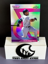 Gary Sheffield ( #/9 | Gray Prismatic SP) -- 2024 Leaf Vivid ⚾️ | #23