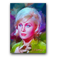 Susan Oliver Art Card Limited 35/50 Edward Vela Signed (Celebrities Women)