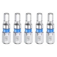 "5X H4 Magnetbits FüR Schraubendreher 1/4\" 1\" S2 Stahl"