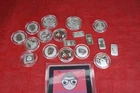 🔥Lot of 18x .999 fine silver Custom Fractional Grams Rounds and Bars Trump +🔥