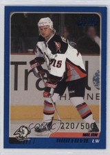 2003-04 O-Pee-Chee Blue 220/500 Milan Bartovic #310 3y4