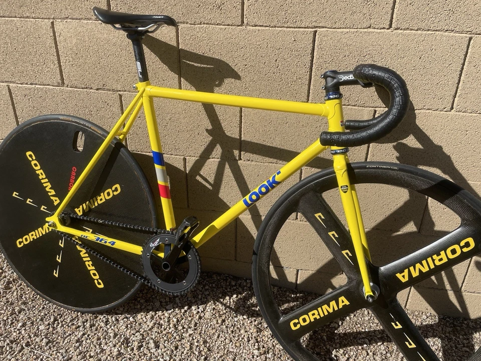 LOOK AC 364 Track Bike Corima Sugino Direct Drive Size 55 - Image 2 of 4