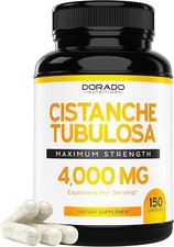 DORADO NUTRITION CISTANCHE TUBULOSA 4000 MG EQUIVALENT PER SERVING 150 CAPSULES