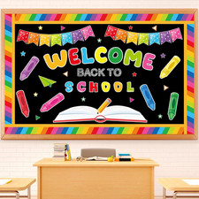 Welcome Back to School Bulletin Board First Day of School Decorations Classroom
