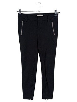 STEFANEL Röhrenhose Damen Hose Gr. DE 32 schwarz Casual-Look
