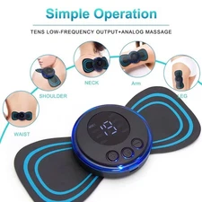 Electric Neck Massager EMS Muscle Massage Stimulator Back Cervical Calf Patches