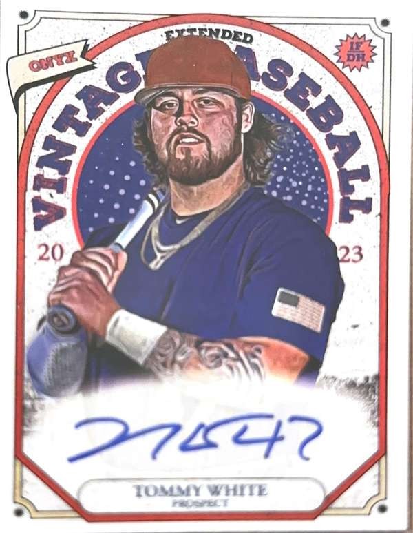 2023 Onyx Vintage Extended - Blue Signatures #VATW Tommy White Near Mint