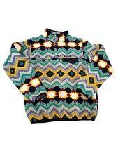 Patagonia Synchilla Snap T Fleece Pullover Timber Twist Aztec Size Small