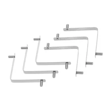 6Pcs Pool Pole Clips-Stainless Steel Pool Attachment V-Clip Pool Telescopic Rod