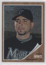 2011 Topps Heritage Chrome 1665/1962 Omar Infante #C27 0a7