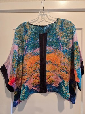 COCOON HOUSE COLORFUL SILK COVERUP ONE SIZE