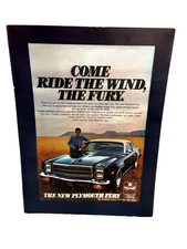1976 Plymouth Fury Come Ride the Wind Vintage Car Print Ad