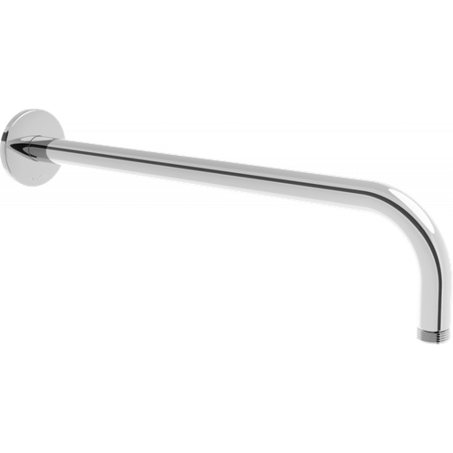 Speakman S-2560 The Edge Duscharm & Flansch – 17,8 Cm, Gebürstetes Nickel, Modernes Design Mit Eckigem Profil