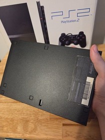 Sony PlayStation 2 PS2 Slim SCPH-70012 Console With Box + 4 Games Gex Tony Hawk