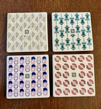 Nespresso World Explorations Porcelain Coasters Limited Edition Set of 4