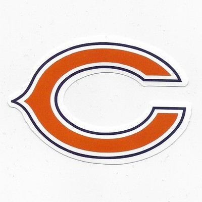 Chicago Bears Aufkleber / Sticker, 7,5 x 5 cm, NFL American Football, Neu