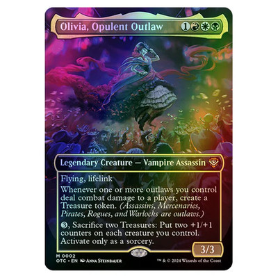 Olivia Opulent Outlaw FA FOIL - Commander Outlaws of Thunder Junction - OTC 2 EN