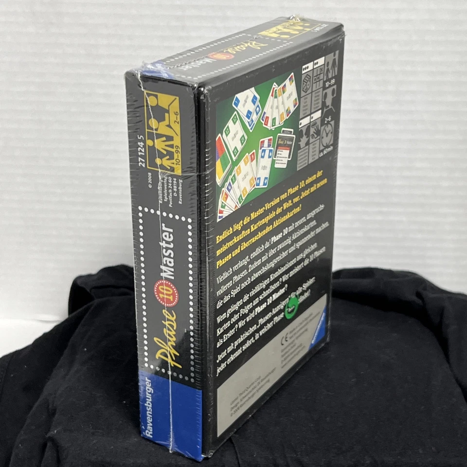 Phase 10 MASTER Card Game by Ravensburger RARE 2008 German Edition 100% Complete - Image 3 of 4