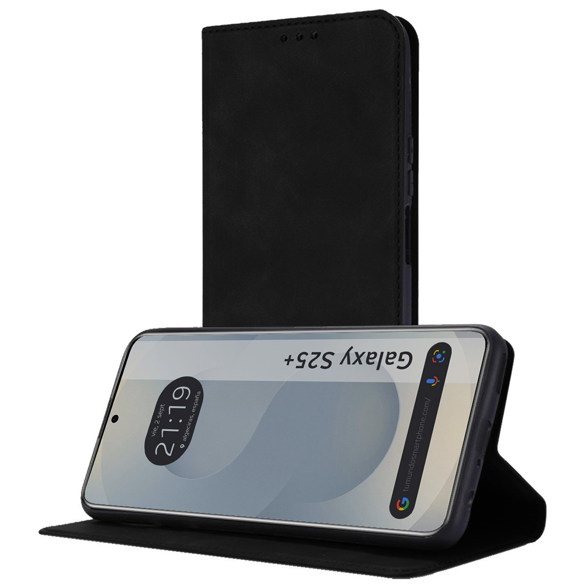 Cover Libro IN Ecopelle Con Portabiglietti per Samsung Galaxy S25+ Plus 5g Color
