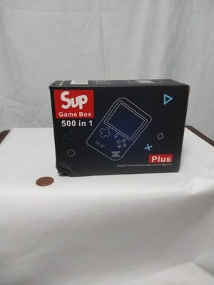 1 handheld Digital Game System 500 Pre Loaded Games Can Hook Up To TV White