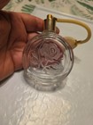 Vintage Decorative Glass Perfume Atomizer Bottle with Gold Top and Tassel — photo 6