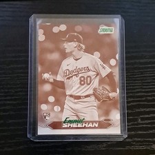 Topps 2024 Stadium Club Emmet Sheehan Rookie Sepia Dodgers #126