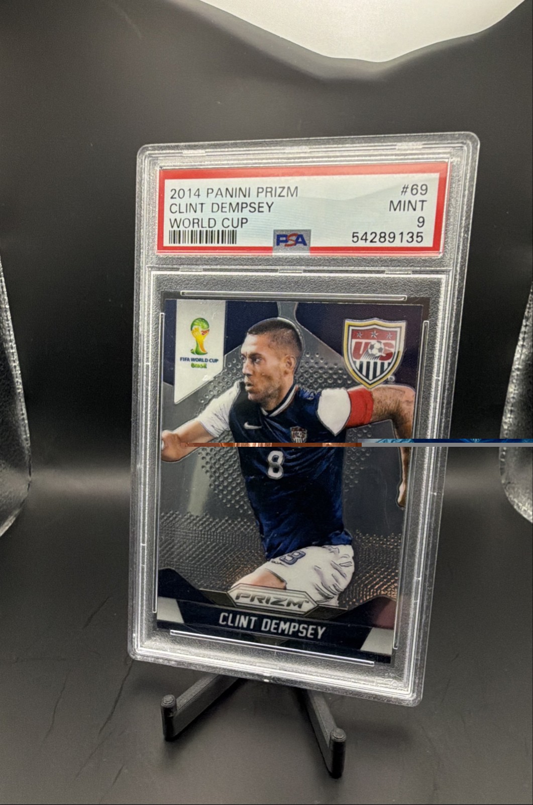 2014 Panini Prizm World Cup - Clint Dempsey #69 PSA 9