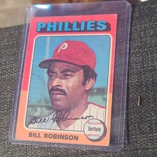 Topps 1975 Bill Robinson #501 Philadelphia Phillies Base Set MLB Baseball Card