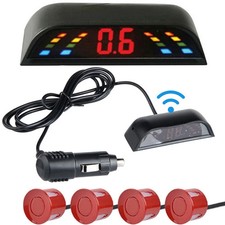 Wireless Car Auto Parktronic LED Parking Sensor with 4 Reverse Backup Radar