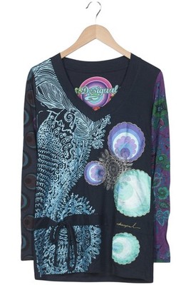 Desigual Langarmshirt Damen Longsleeve Shirt langärmliges Oberteil G... #b3wz7vh