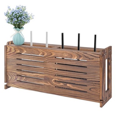 Router Shelf Wall Mount WiFi Router Storage Box Modem Cable Router Cover Orga...